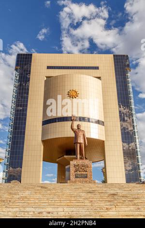 Premier monument du Président namibien et musée national dans le centre de Windhoek, Namibie Banque D'Images