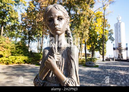 Kiev, Ukraine - 6 octobre 2021: Holodomor victimes Memorial Complex en Ukraine. Banque D'Images