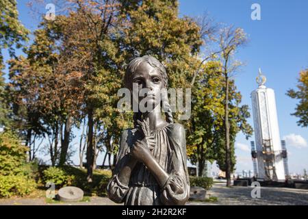 Kiev, Ukraine - 6 octobre 2021: Holodomor victimes Memorial Complex en Ukraine. Banque D'Images