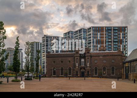 Royal Arsenal Riverside, Woolwich, Londres, Angleterre, Royaume-Uni,ROYAUME-UNI Banque D'Images