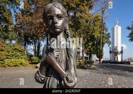 Kiev, Ukraine - 6 octobre 2021: Holodomor victimes Memorial Complex en Ukraine. Banque D'Images