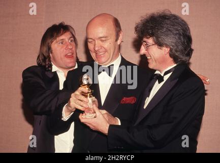 Gerard Depardieu au 48e Golden Globe Awards le 19 janvier 1991 à l'hôtel Beverly Hilton de Beverly Hills, Californie.Crédit: Ralph Dominguez/MediaPunch Banque D'Images