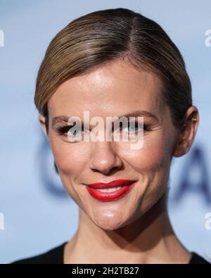 LAGUNA BEACH, ORANGE COUNTY, CALIFORNIE, États-Unis - OCTOBRE 23 : la mannequin/actrice Brooklyn Decker arrive à la 14e fête estivale annuelle Oceana SeaChange qui a eu lieu dans une résidence privée le 23 octobre 2021 à Laguna Beach, Orange County, Californie, États-Unis.(Photo de Xavier Collin/image Press Agency/Sipa USA) Banque D'Images