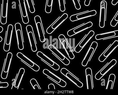 Trombones blancs sur fond noir Banque D'Images