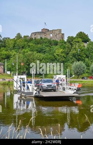 Weserfähre, Burg, Polle, Niedersachsen, Allemagne Banque D'Images