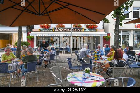 Salon EisMosena, Holzminden, Niedersachsen, Allemagne Banque D'Images