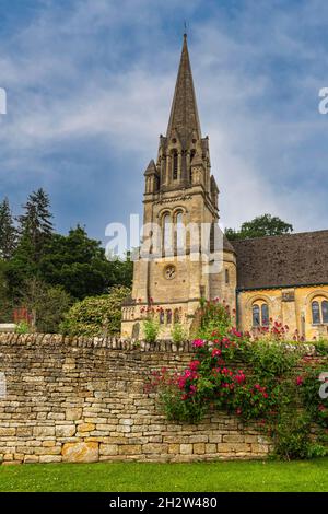 Église St Marys à Batsford, Moreton-in-Marsh dans les Cotswolds, Angleterre Banque D'Images