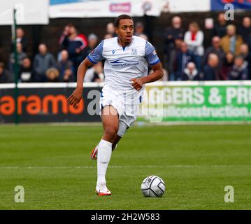 DAGENHAM, ANGLETERRE - OCTOBRE 23 : Shaun Hobson de Southend Uni pendant la Ligue nationale entre Dagenham et Redbridge Southend Uni au Chigwell Banque D'Images