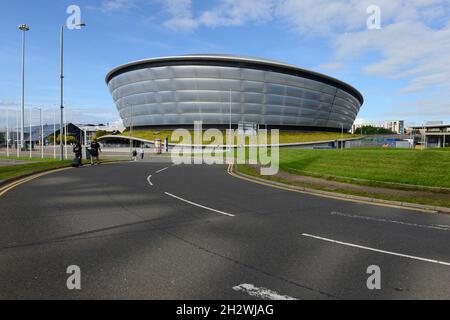 L'OVO Hydro à l'événement écossais Camus à Glasgow, en Écosse, est un lieu pour les réunions de haut niveau de la CdP 26 de la CCNUCC sur les changements climatiques en novembre 2021. Banque D'Images