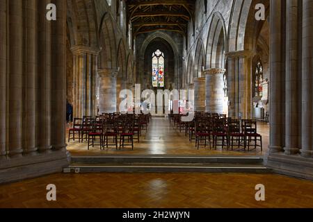 Vue intérieure de l'église du Saint-rude à Stirling, en Écosse, où Jacques 6e a été couronné roi d'Écosse en 1567 Banque D'Images