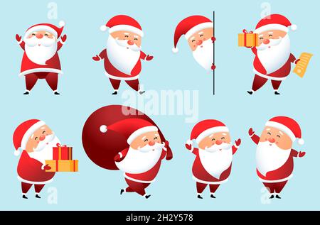 Noël Le Père Noël Illustration de Vecteur