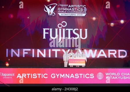 Fédération de gymnastique russe, 23 OCTOBRE 2021 - Gym artistique : FIG Championnats du monde de gymnastique artistique 2021 à Kitakyushu Fujitsu Infinity Award femmes au Kitakyushu General Gymnasium, Fukuoka, Japon.(Photo de YUTAKA/AFLO SPORT) Banque D'Images