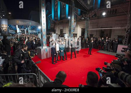 Kasabian arrive à l'EE British Academy film Awards 2015, à l'Opéra Royal, Covent Garden - Londres Banque D'Images