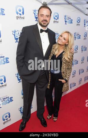 Jamie Theakston et Emma Bunton arrivent à Global's Make some Noise Night à Supernova, Victoria Embankment - Londres Banque D'Images