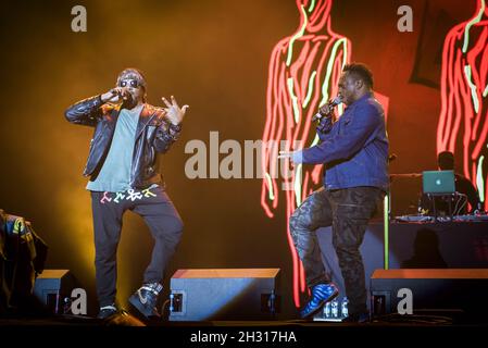 Un Tribe appelé Quest Perform live au festival Bestival 2017 au château de Lulworth - Wareham.Date de la photo: Samedi 9 septembre 2017.Le crédit photo devrait se lire: David Jensen/EMPICS Entertainment Banque D'Images