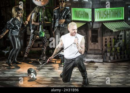 Matt Willis (orin) pendant le photocall Little Shop of Horrors au Regent's Park Open Air Theatre, Londres.Date de la photo: Lundi 6 août 2018.Le crédit photo doit être lu : © David Jensen/EMPICS Entertainment Banque D'Images