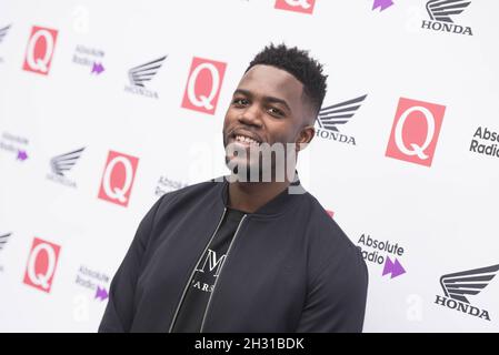 Mo Gilligan arrive aux Q Awards 2018 au Roundhouse, Camden, Londres. Date de la photo: Mercredi 17 octobre 2018. Le crédit photo devrait se lire: David Jensen/ EMPICS Entertainment Banque D'Images