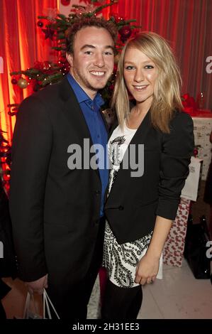 Chloe Madeley participe à la fête de Noël de pré-performance du Ballet national anglais, le St Martin's Lane Hotel, Londres. Banque D'Images