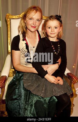 Miranda Richardson participe à la fête de Noël « The Nutcracker » du Ballet national anglais, le St Martin's Lane Hotel, Londres. Banque D'Images