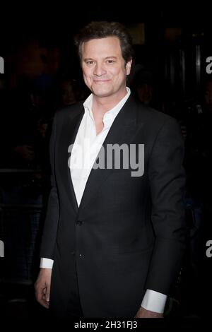 Colin Firth participe à la Charity screening of 'The King's Speech' en faveur du centre Michael Palin pour les enfants en pleine vie, au Curzon Mayfair, Londres Banque D'Images