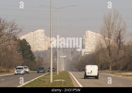 Portes de la ville de Chisinau capitale de la Moldavie Banque D'Images