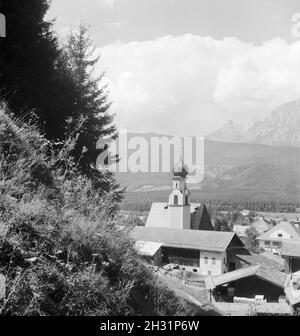 Ein Ausflug nach comp in Tirol, Deutsches Reich 1930er Jahre. Un voyage à comprimé dans le Tyrol, l'Allemagne des années 1930. Banque D'Images