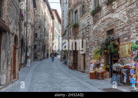 Gubbio, Pérouse, Ombrie, Italie Banque D'Images