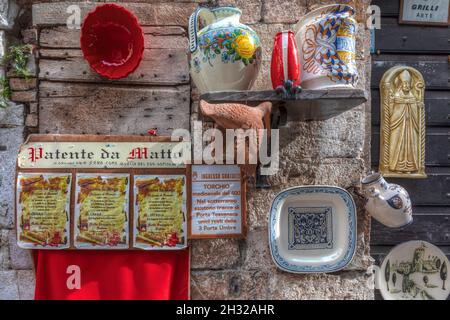 Gubbio, Pérouse, Ombrie, Italie Banque D'Images