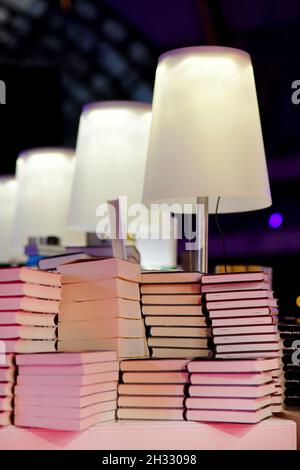 Francfort-sur-le-main, Allemagne.23 octobre 2021.Livres à la Foire de Francfort, Allemagne, ville de Francfort, 23.Octobre 2021.Credit: Frank May/dpa/Alay Live News Banque D'Images