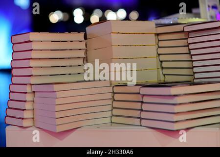 Francfort-sur-le-main, Allemagne.23 octobre 2021.Livres à la Foire de Francfort, Allemagne, ville de Francfort, 23.Octobre 2021.Credit: Frank May/dpa/Alay Live News Banque D'Images