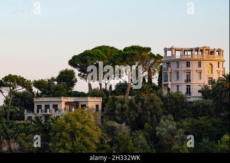 Une villa de Saint-Jean-Cap-Ferrat, Côte d'Azur Banque D'Images