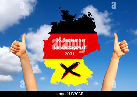 Bundeslahl am 26. Septembre 2021 Banque D'Images