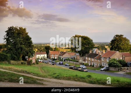 Le Village North Yorkshire de Crayke York Banque D'Images