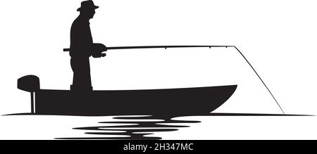 Illustration d'un vecteur de silhouette de bateau Illustration de Vecteur