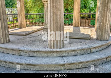 La tombe d'Andrew et de Rachel Jackson à l'Hermitage de Nashville, Tennessee. Banque D'Images