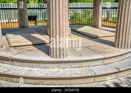 La tombe d'Andrew et de Rachel Jackson à l'Hermitage de Nashville, Tennessee. Banque D'Images