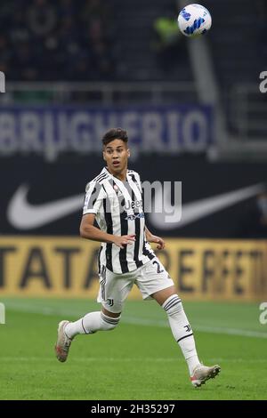 Milan, Italie, le 24 octobre 2021.Kaio Jorge de Juventus pendant la série Un match à Giuseppe Meazza, Milan.Le crédit photo devrait se lire: Jonathan Moscrop / Sportimage Banque D'Images