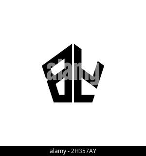 PAR lettre du logo Monogram avec motif géométrique polygonal isolé sur fond blanc.Polygonale étoile, étoile de bouclier géométrique. Illustration de Vecteur