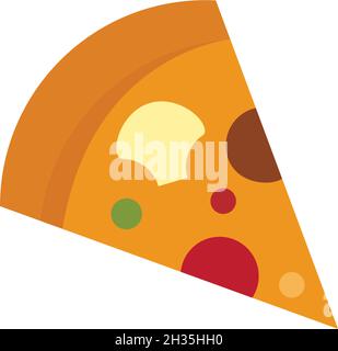 Modèle de vecteur d'illustration du logo pizza Illustration de Vecteur