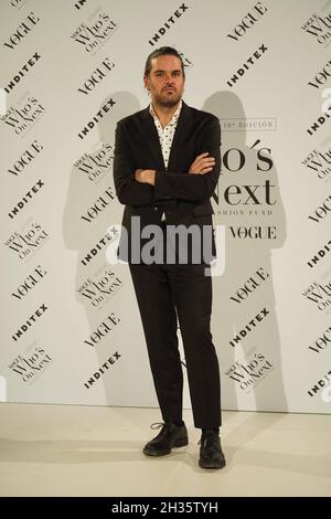 Madrid, Espagne.25 octobre 2021. Au photocall de l'édition 10 Vogue Who on Next à Madrid le lundi 25 octobre 2021.Credit: CORMON PRESSE/Alamy Live News Banque D'Images