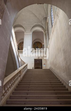 Escalier principal, Musée d’Art et d’Histoire (Musée d’Art et d’Histoire), Genève, Suisse Banque D'Images