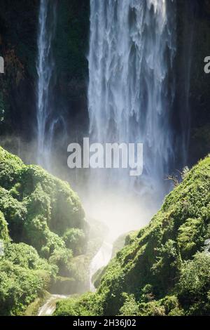 Cascate delle Marmore cascades, Marmore, Nera River, Terni, Ombrie,Italie, Europe Banque D'Images