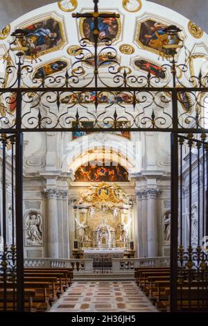 Cathédrale de Santa Maria Assunta, Chapelle de Saint-Sacramento, Spoleto, Ombrie, Italie, Europe Banque D'Images