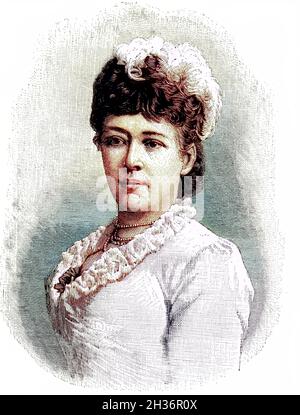 Bertha Felicitas Sophie Freifrau von Suttner, Baroness Bertha von Suttner, Comtesse Kinsky von Wchinitz und Tettau, 9 juin 1843 - 21 juin 1914, était une romancière autrichienne-bohémienne.En 1905, elle a reçu le prix Nobel de la paix comme première femme, Autriche / Bertha Felicitas Sophie Freifrau von Suttner, Baronin Bertha von Suttner, Graefin Kinsky von Wchinitz und Tettau, 9.Juin 1843 - 21.Jui 1914, war eine oesterreichisch-boehmische Pazifistin und Schriftstellerin.Im Jahr 1905 erhielt sie als erste Frau den Friedensnobelpreis, oesterreich, Historisch, historique, numérique améliorer Banque D'Images