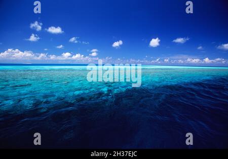 MALDIVES, ATOLL ARI, ÎLE DHONI MIGHILI Banque D'Images