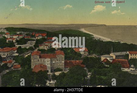 Landkreis Vorpommern-Rügen, Insel Rügen, Mecklenburg-Vorpommern, Deutschland,Ansicht von CA 1910, digital Reproduktion einer gemeinfreien Postkarte Banque D'Images