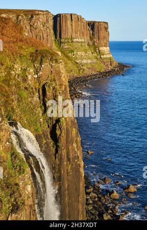 Cascade de kilt Rock, île de Skye. Banque D'Images