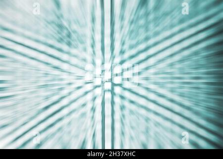 Mouvement abstrait flou Zoom futuriste arrière-plan. Banque D'Images