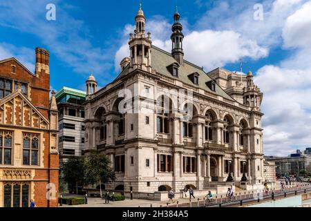 L'ancienne City of London School for Boys, Victoria Embankment, Londres, Royaume-Uni Banque D'Images