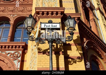 Imperial Mail Delivery Office, Postfuhramt, Berlin, Allemagne Banque D'Images